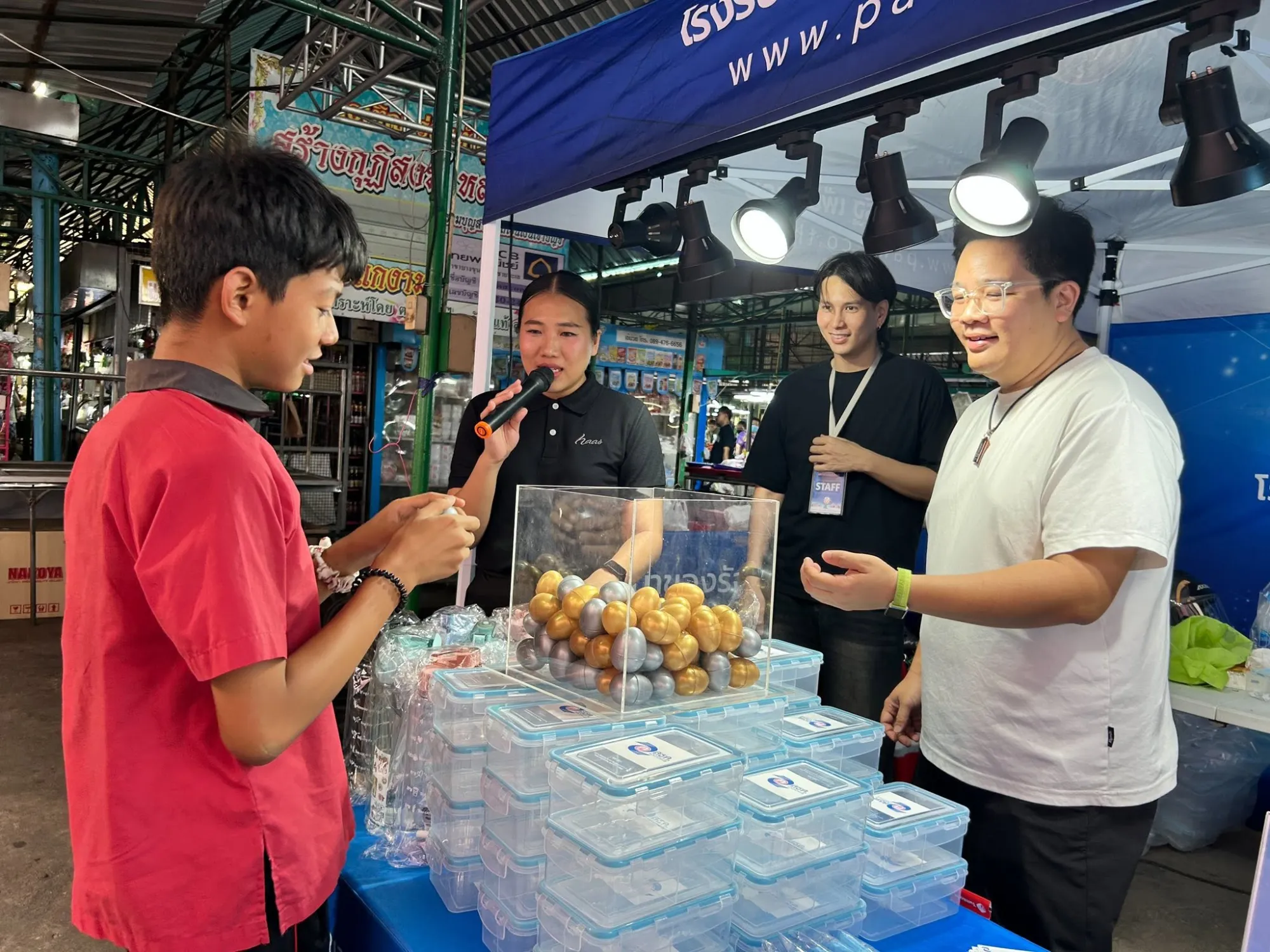 💥 ลงพื้นที่ประชาสัมพันธ์ ณ ตลาดไทยพันธุ์แท้สะแกงาม