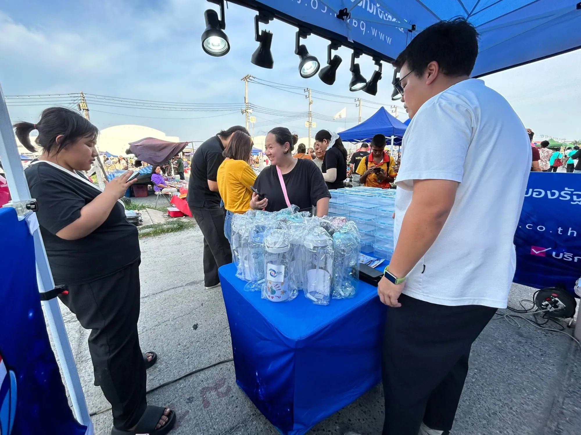 💥 ลงพื้นที่ประชาสัมพันธ์ ณ คลองถม ตลาดไท ปทุมธานี