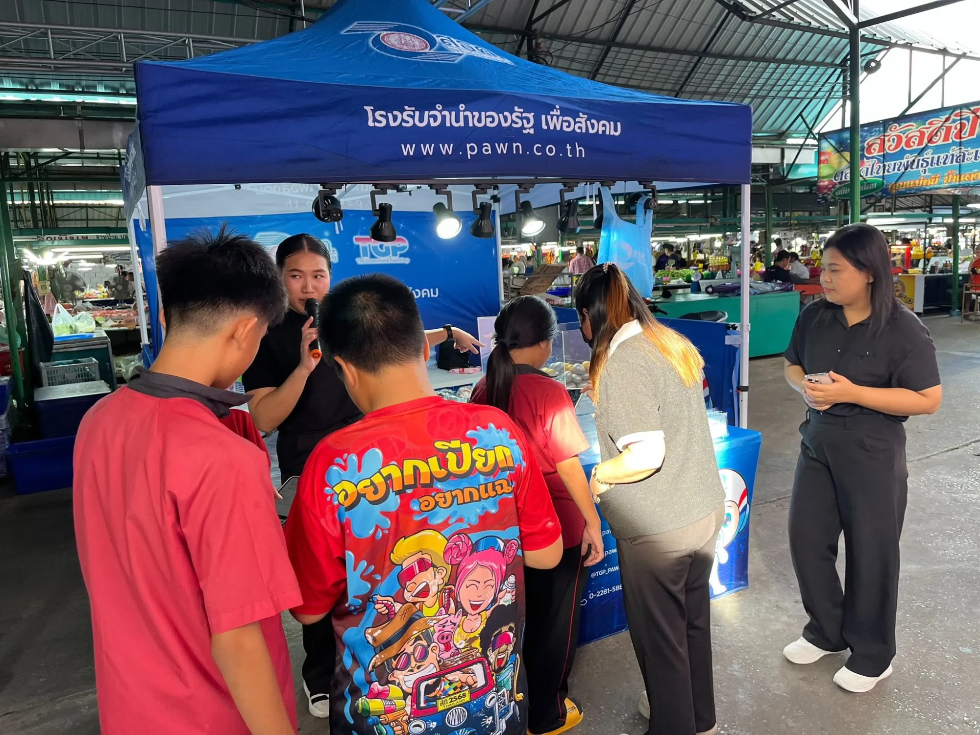 💥 ลงพื้นที่ประชาสัมพันธ์ ณ ตลาดไทยพันธุ์แท้สะแกงาม